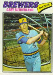 1977 Topps Baseball Cards      307     Gary Sutherland